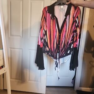 VENUS Colorful Button Down Shirt